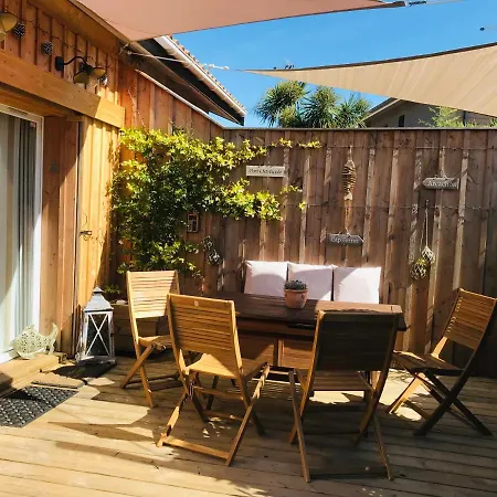 Ferienhaus Cocon Entre Presqu'ile Du Cap Ferret Et Plages Oceanes - Terrasse - 1 Velo Gratuit
