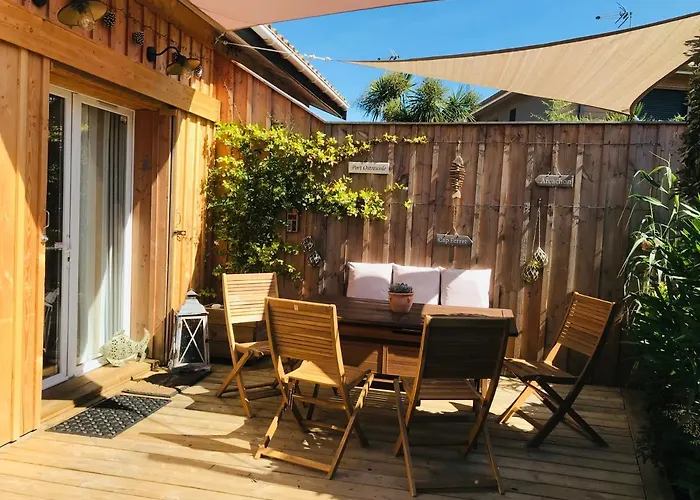 Feriehus Cocon Entre Presqu'ile Du Cap Ferret Et Plages Oceanes - Terrasse - 1 Velo Gratuit